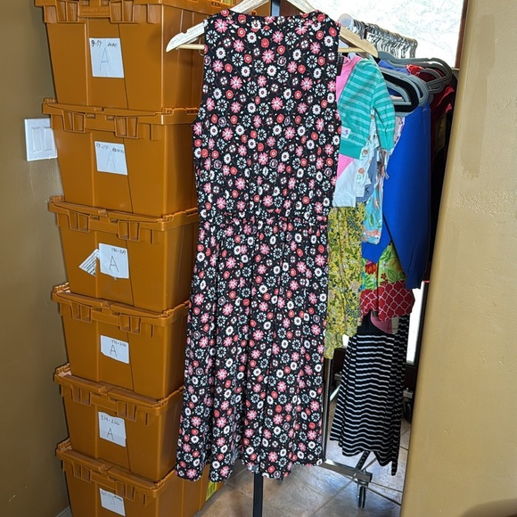 Kate Spade Midi Casa Flora Dress Floral Size Medium - Picture 14 of 14